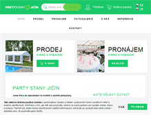 Tablet Screenshot of partystany-jicin.cz